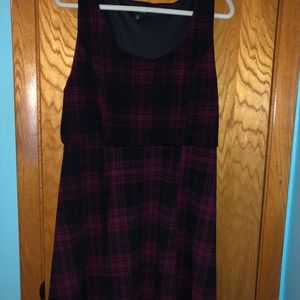 Plaid Skater Dress